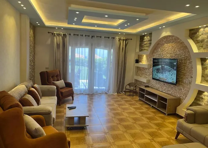 Front First Row Family Only Villa